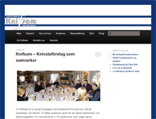 Tablet Screenshot of knifsam.se